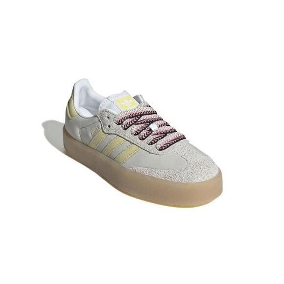 adidas Originals Shoes - ADIDAS ORIGINALS WOMEN'S 10 SAMBAE OG SNEAKERS GREY BUTTER YELLOW JI2739 NWT
